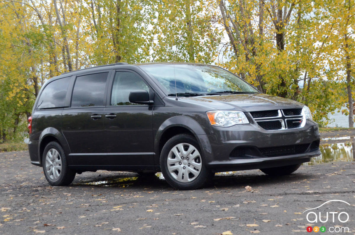 Dodge Grand Caravan 2020, trois quarts avant